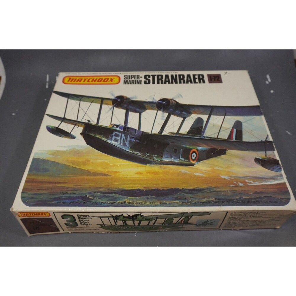 Vintage Matchbox 1/72 Supermarine Stranraer Model Kit #PK-601 New